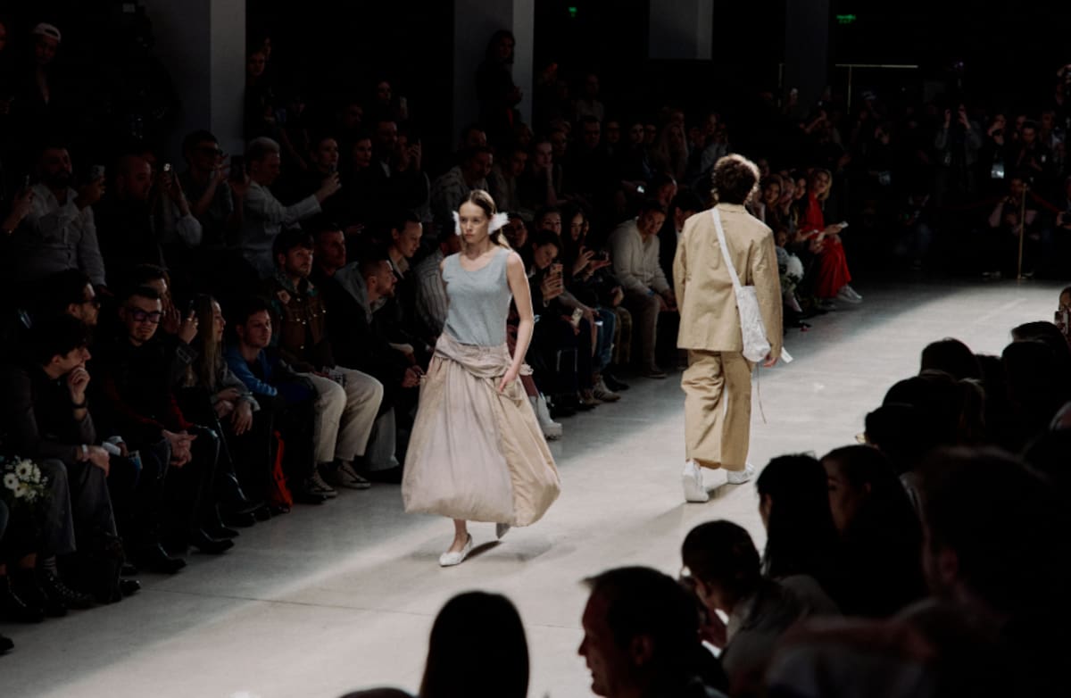 Oleg Levitskiy en la Moscow Fashion Week