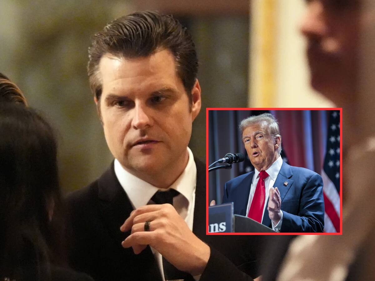 Matt Gaetz se baja de la nominación como fiscal general de EU con Trump. | Crédito: AP