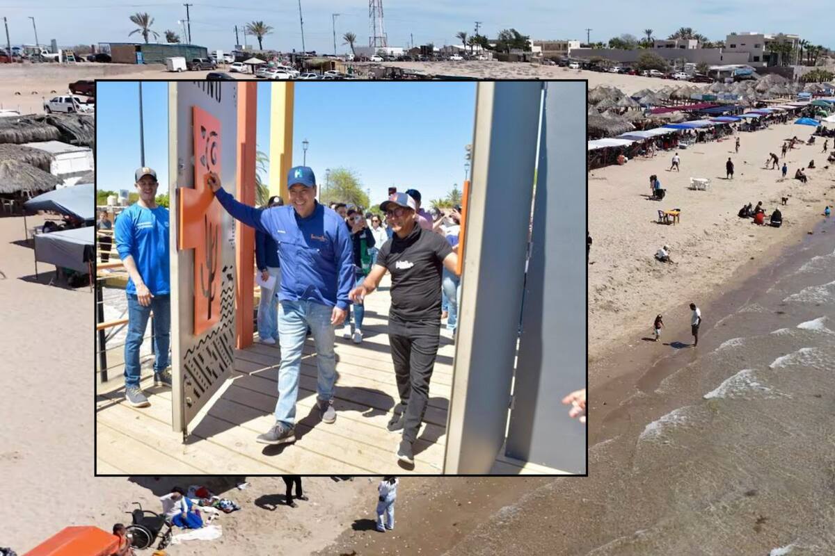 Impulsa Astiazarán el turismo con puerta en muelle de Bahía de Kino