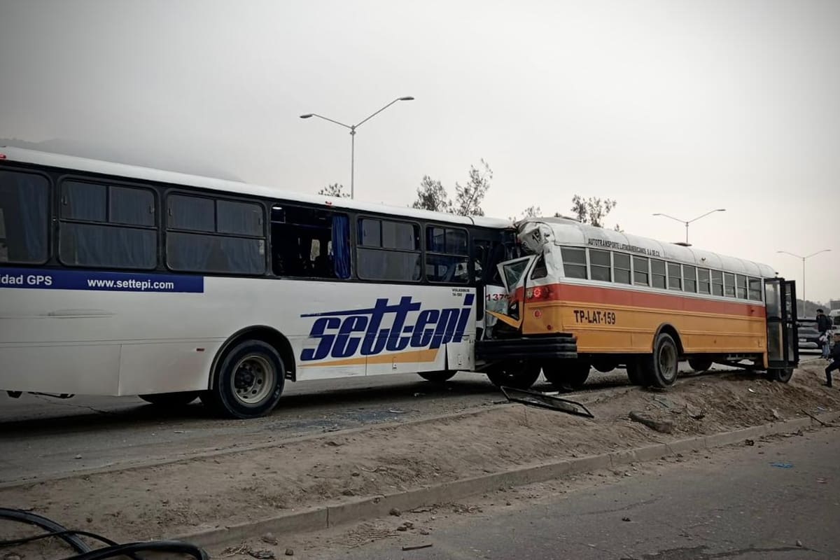Registran accidente múltiple sobre el bulevar 2000