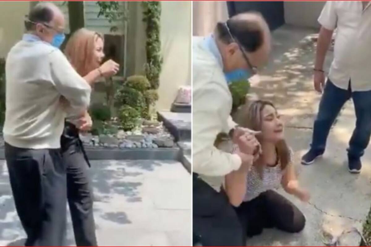 ¡Indignante! Difunden video de supuesto notario cuando agrede a una mujer