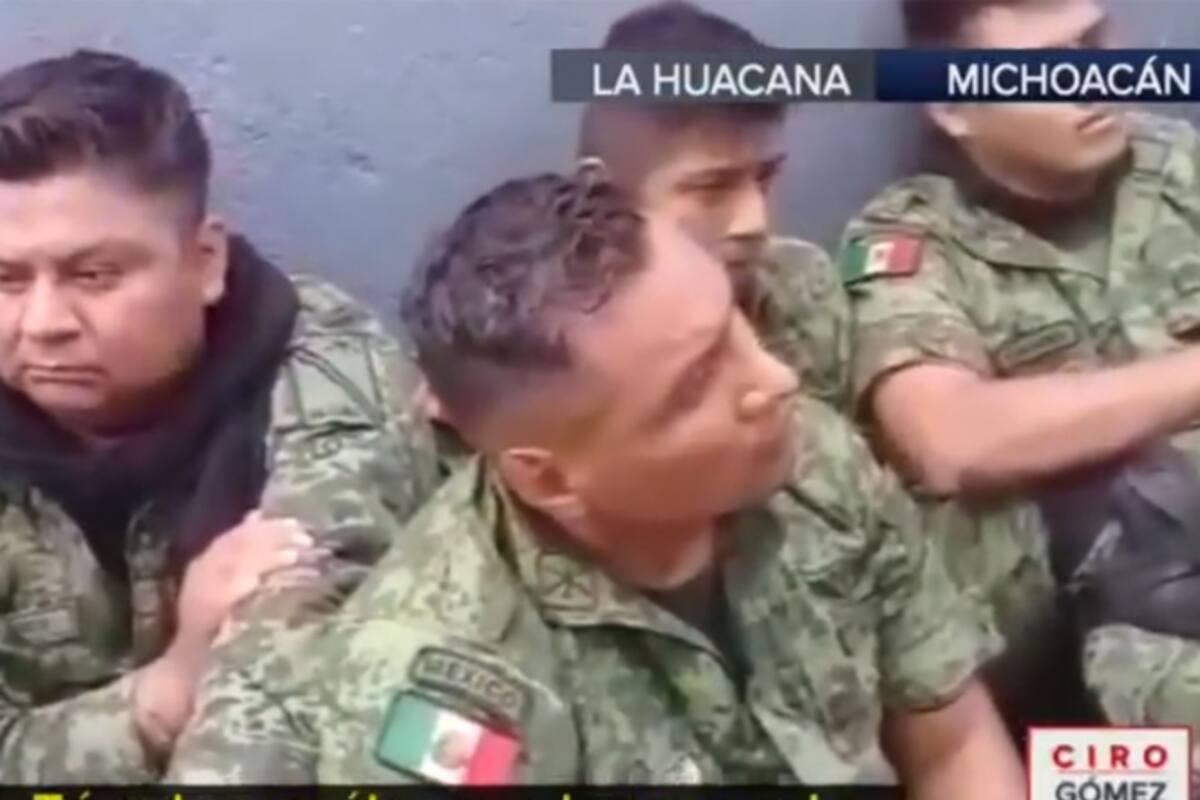 Responsable y muy valiente, así llamó AMLO el acto de militares en Michoacán