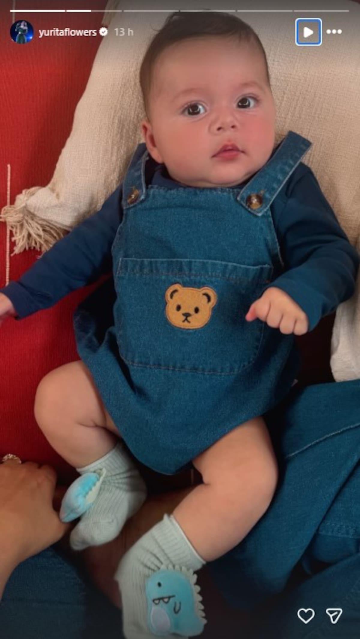 El bebé está por cumplir 3 meses.