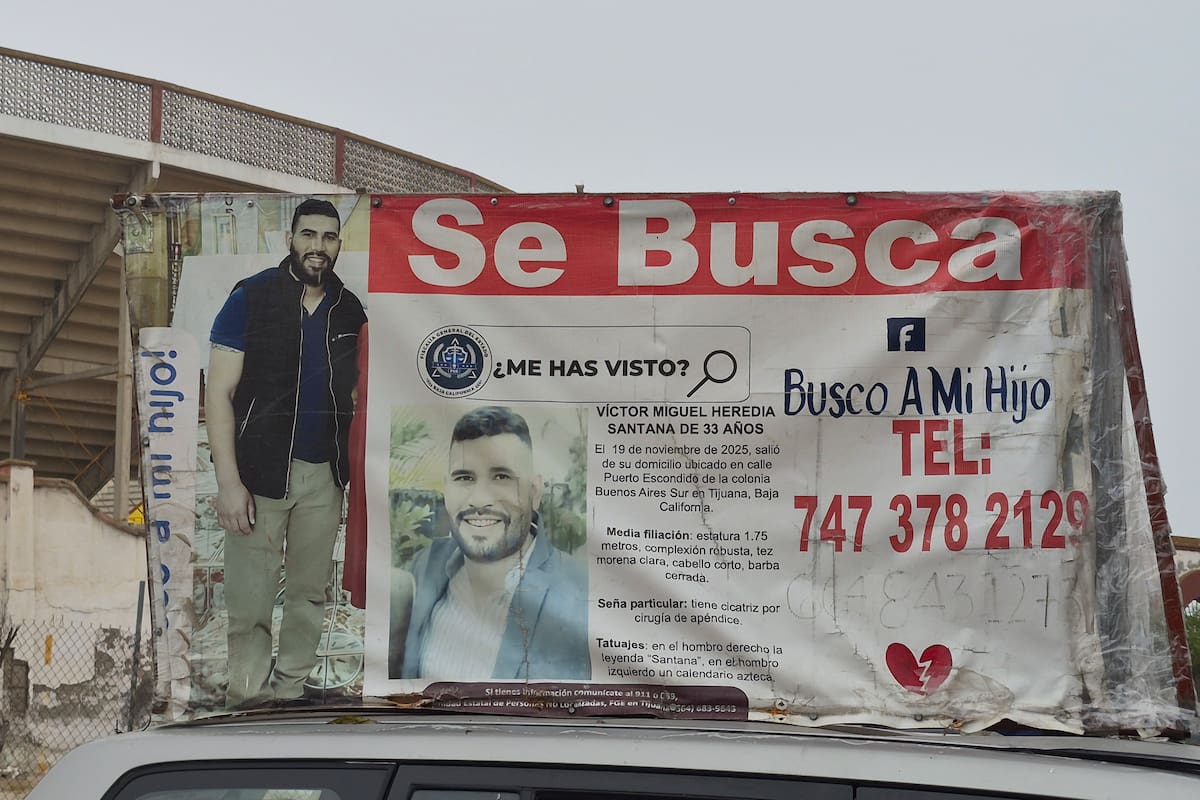 Madre mantiene búsqueda de su hijo desaparecido desde 2025 en Tijuana