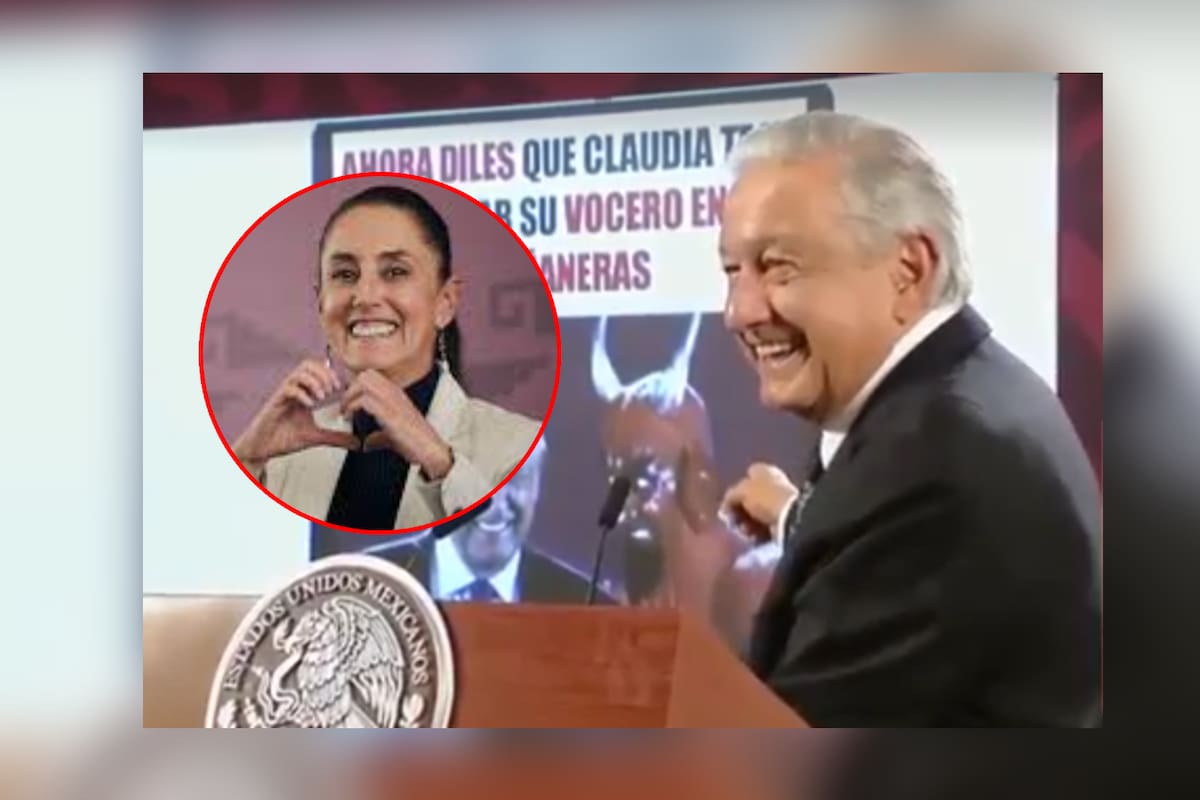 ¿AMLO le hará caso al ‘diablito’? Muestra meme de mañaneras con Sheinbaum