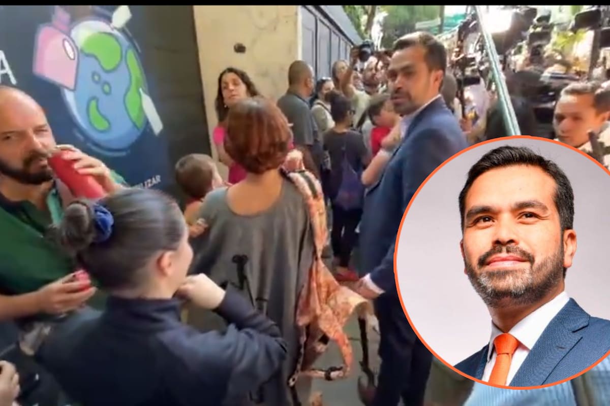 Intentan sacar a Maýnez de fila para votar, reporta El Universal; “ni vives aquí” le gritan