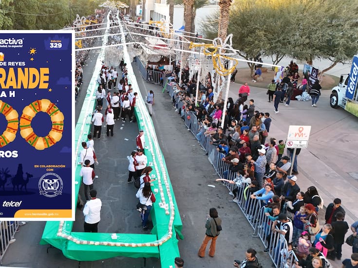 ¿Quién quiere rosca? Invitan a celebrar y partir una súper Rosca de Reyes de 600 metros en el Centro de Hermosillo