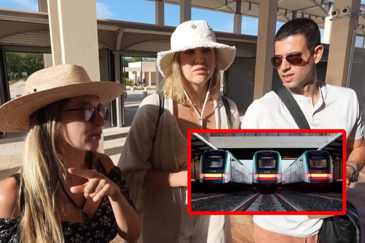 VIDEO: Turistas rusos y españoles reaccionan al Tren Maya al visitarlo por primera vez en México