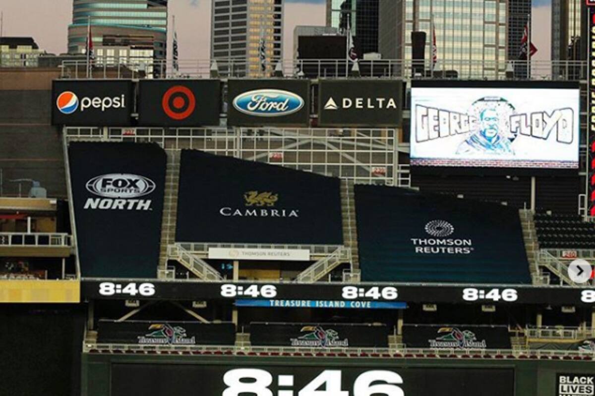 Mellizos de Minnesota detienen partido a las 8:46 para homenajear a George Floyd