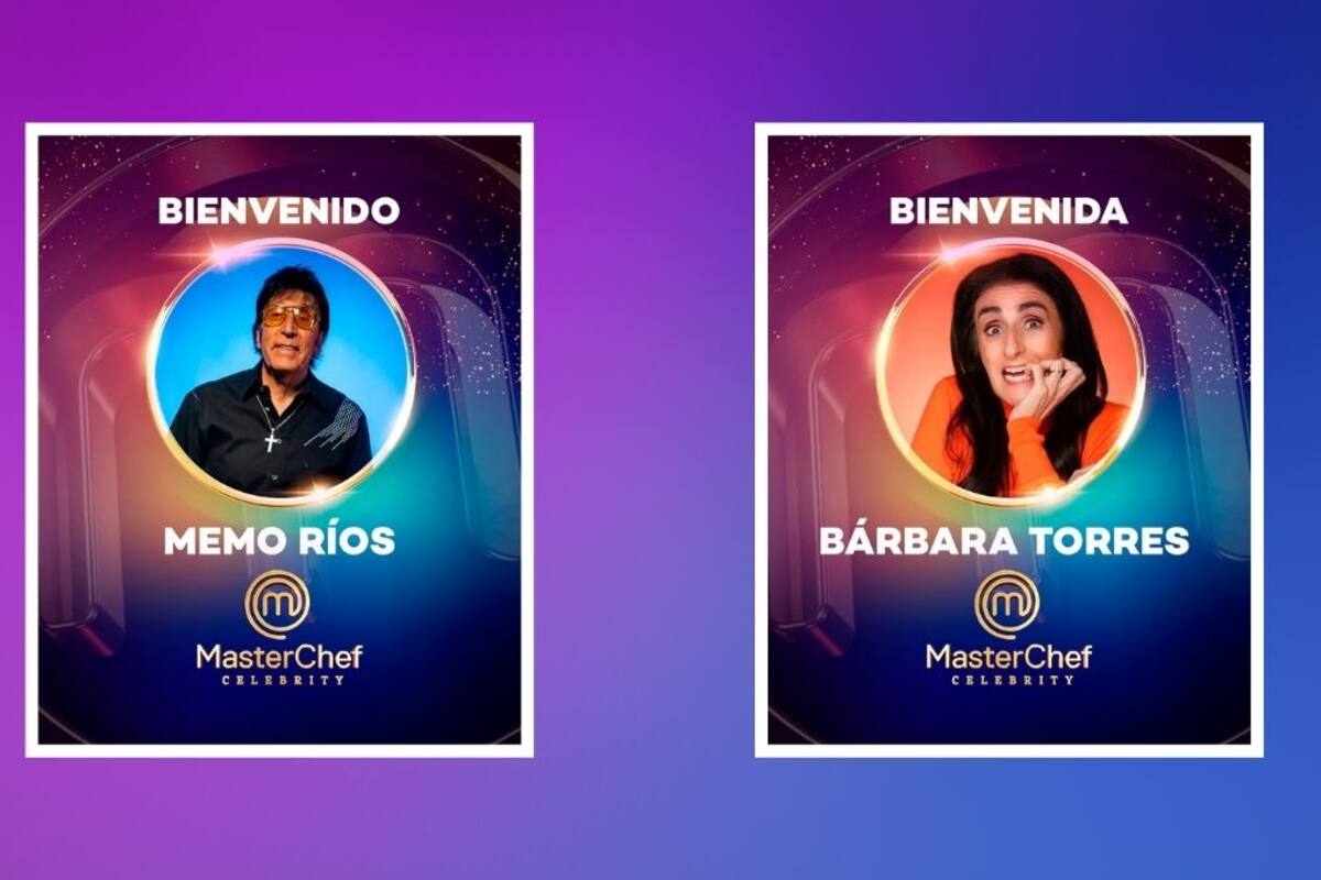 Memo Ríos y Bárbara Torres se unen  a “MasterChef Celebrity” 2025