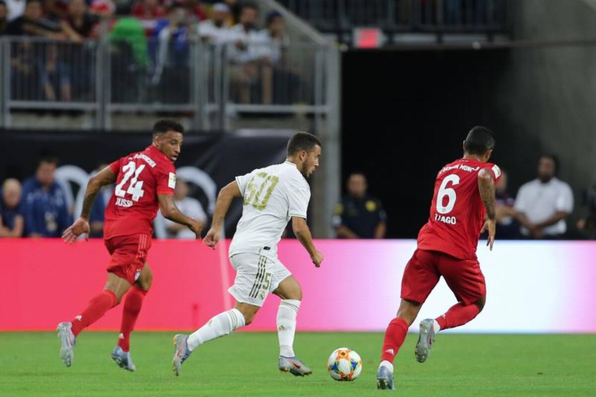 ¡Al 50! Hazard se estrena en derrota del Madrid vs Bayern