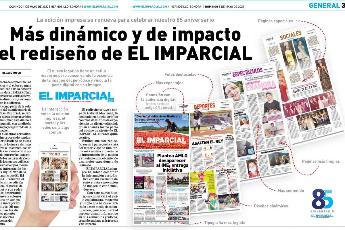 La edición impresa se renueva para celebrar el 85 aniversario