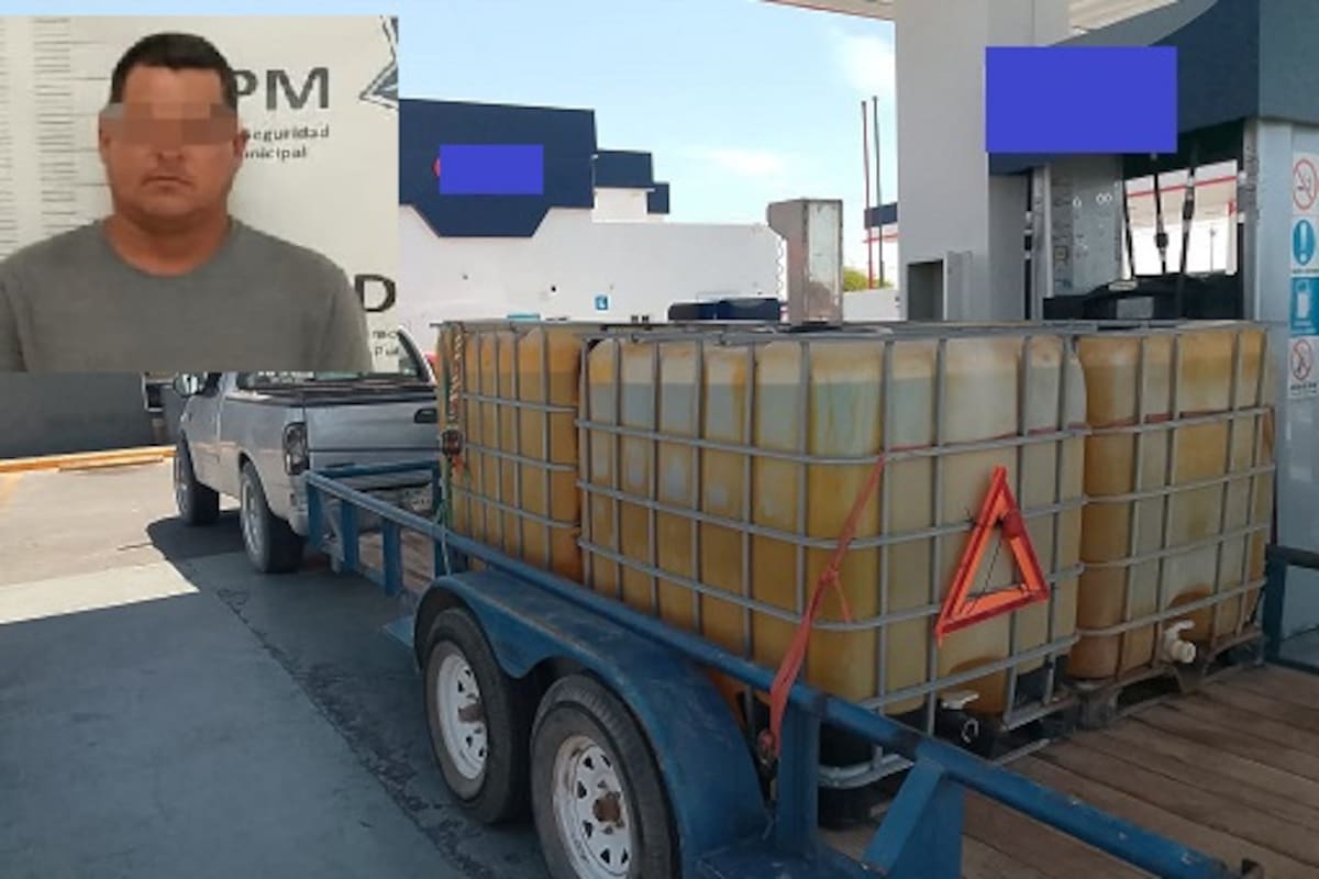 Intentó robar gasolina con documentación clonada de empresa