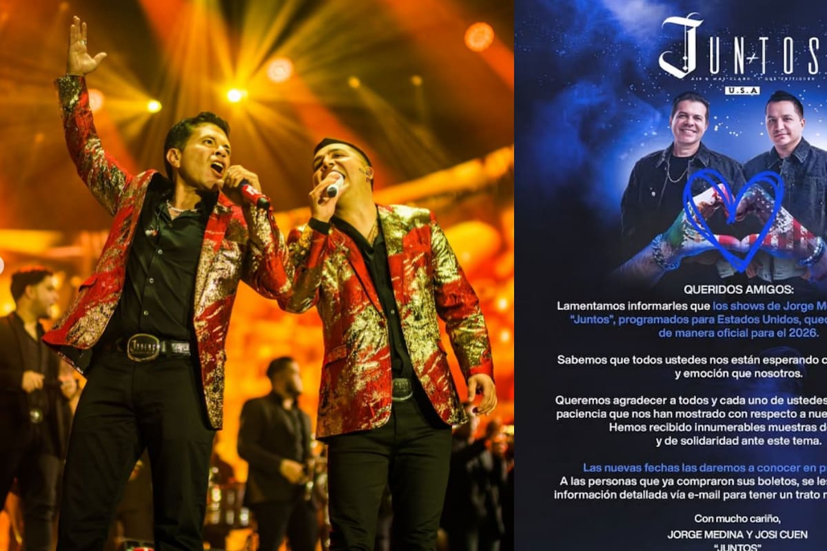 ¿Crisis de visas? Josi Cuen y Jorge Medina posponen su gira en EEUU de manera oficial hasta 2026
