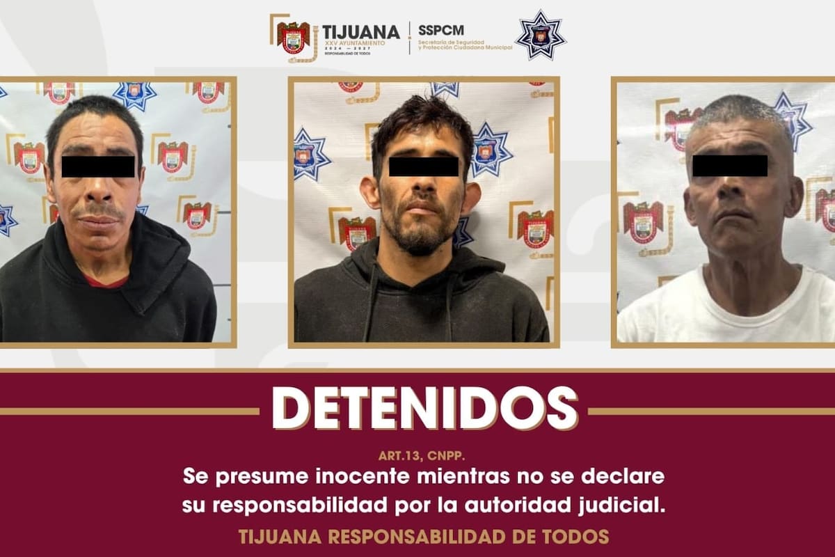 Detiene SSPCM a tres personas por delitos contra la salud