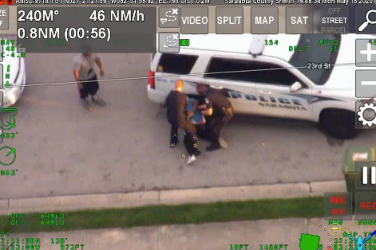 Sale a la luz video de otro caso cuando policías ponen rodilla sobre cuello hombre en Florida