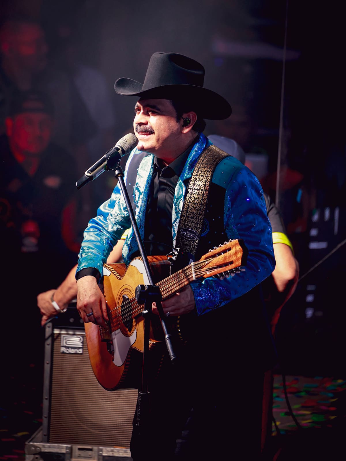 Los Tucanes de Tijuana se presentaron en el Palenque de las Fiestas del Sol, donde interpretaron parte de su repertorio ante el público cachanilla.
Foto: Juan J. Morales