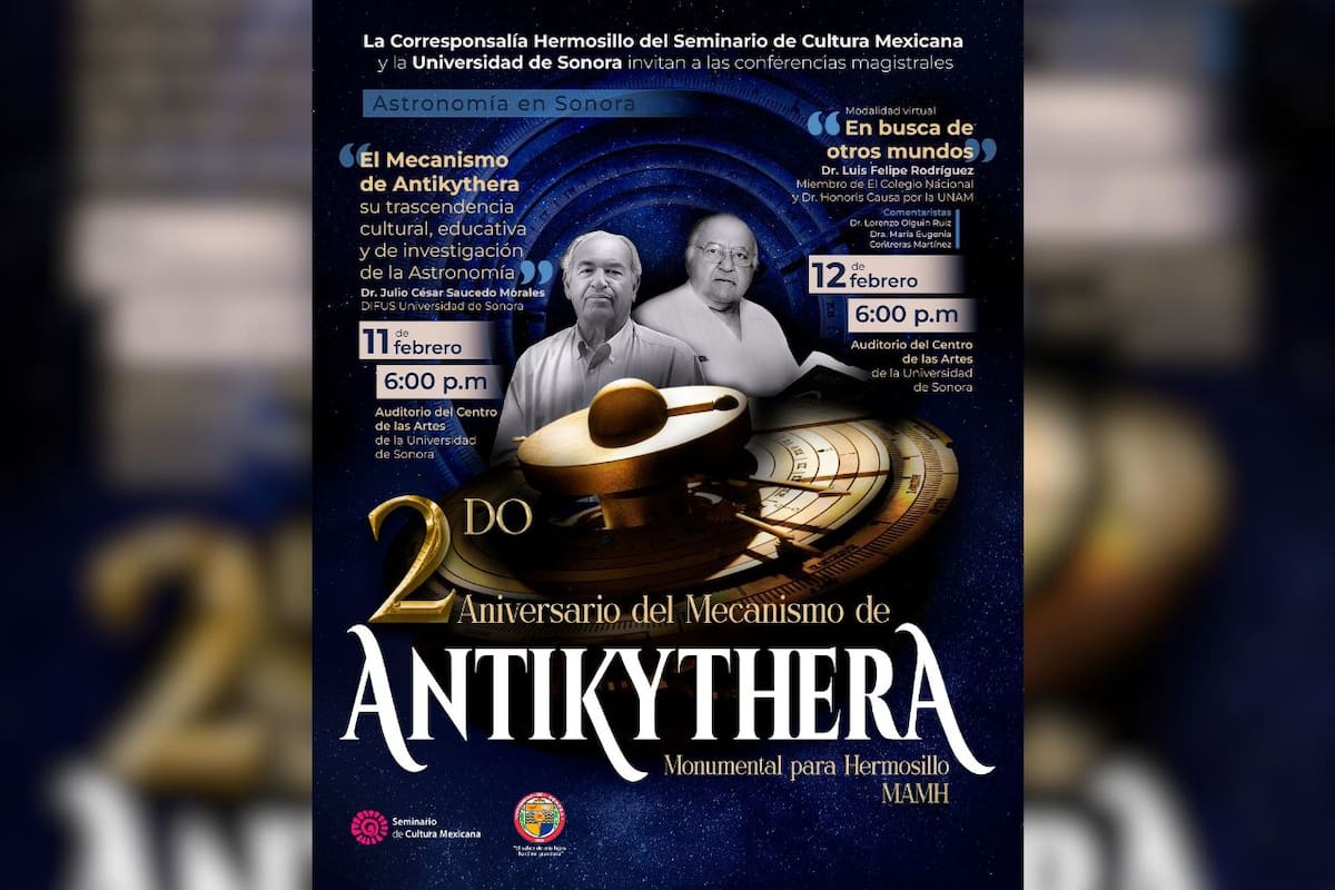 Descubre el Mecanismo Antikythera en Unison: dos conferencias explican su importancia histórica y científica