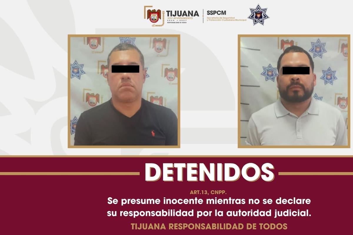 Detienen a dos hombres con presunta marihuana, tarjetas bancarias y efectivo tras infracción vial