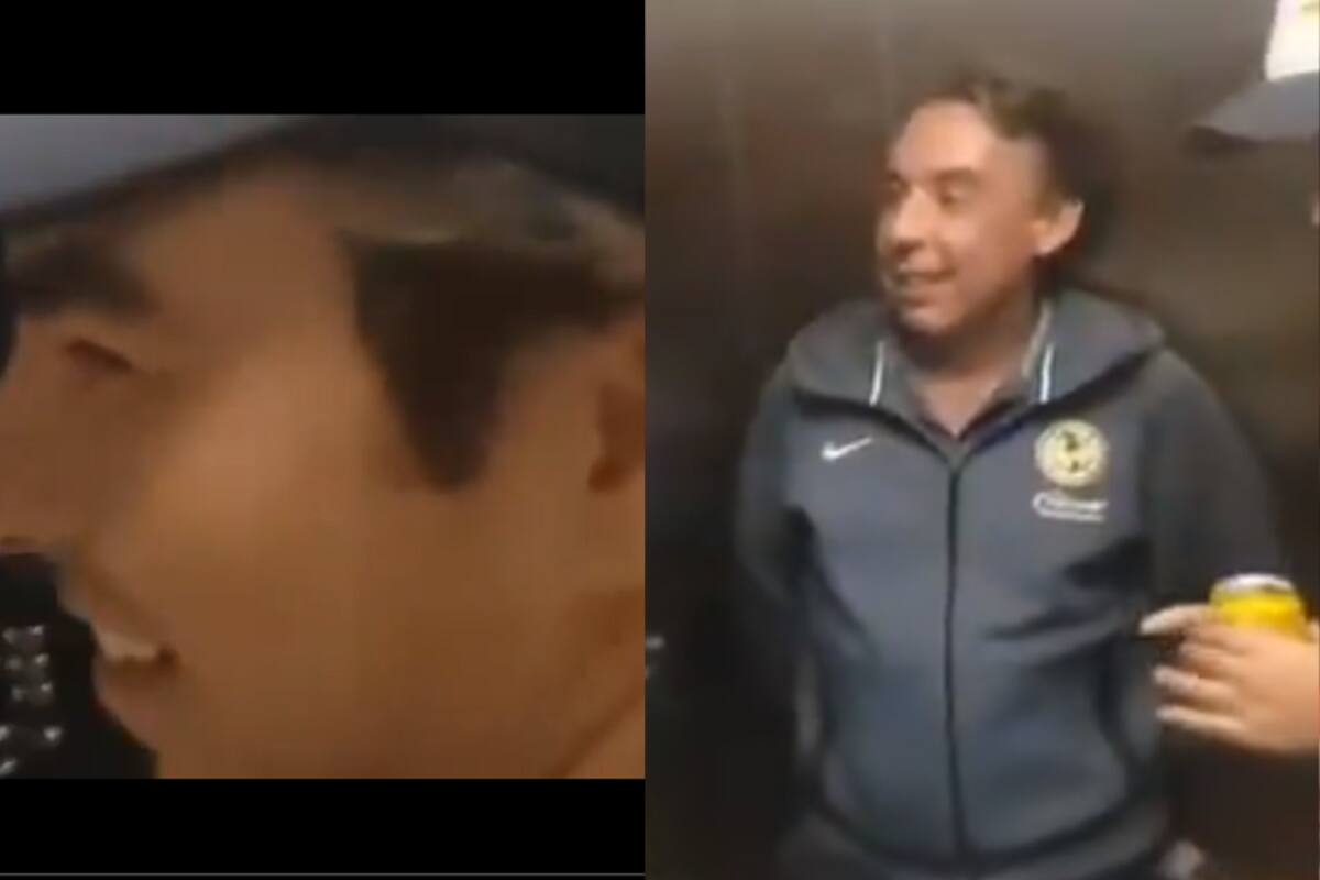 VIDEO | Fan presume quedarse atorado con Emilio Azcárraga y ‘Checo’ Pérez en elevador