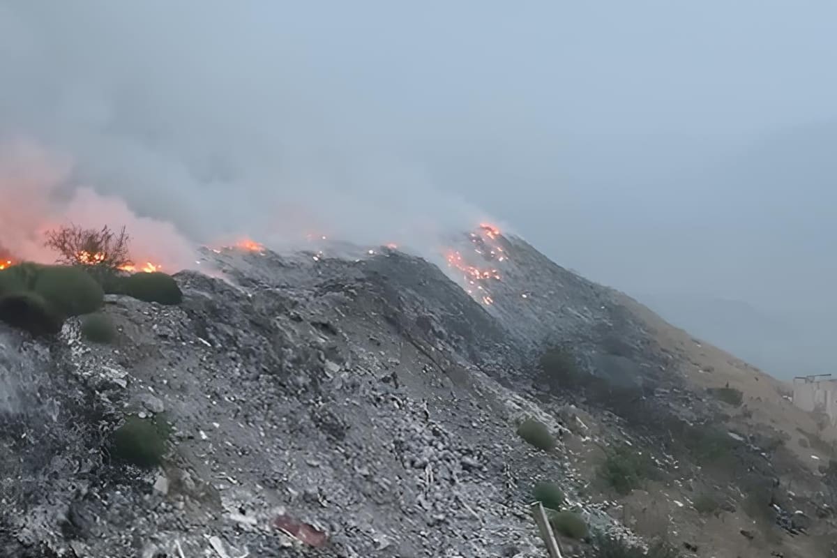 Incendio de basura continúa activo en Tijuana; Bomberos atiende 38 emergencias en 24 horas