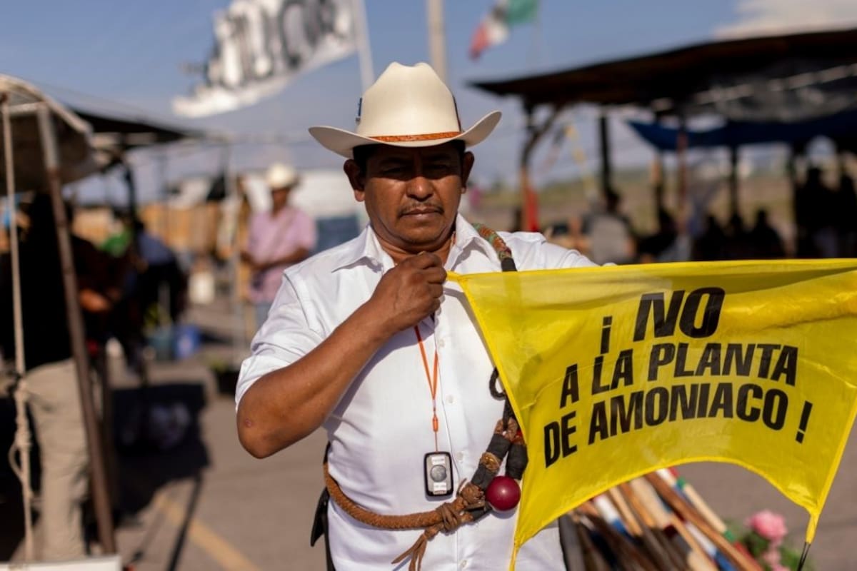 Campamento en Topolobampo cumple 100 días de bloqueo ininterrumpido contra la planta de amoníaco, mientras pescadores y comunidades indígenas de Sinaloa sostienen la resistencia para proteger la bahía de Ohuira