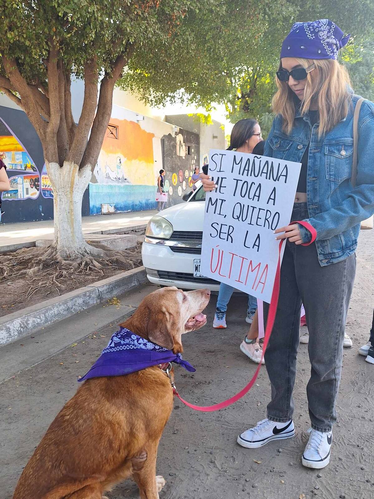 En la Plaza 5 de Mayo hicieron el pase de lista de las mujeres víctimas de feminicidio | Jesus Palomares