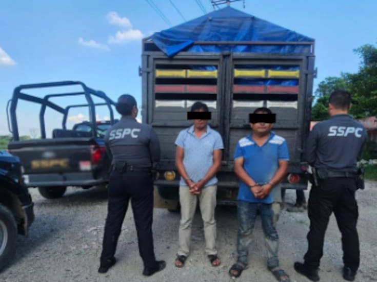 Intervención en carretera: detienen a dos hombres con 300 kilos de marihuana en Tabasco
