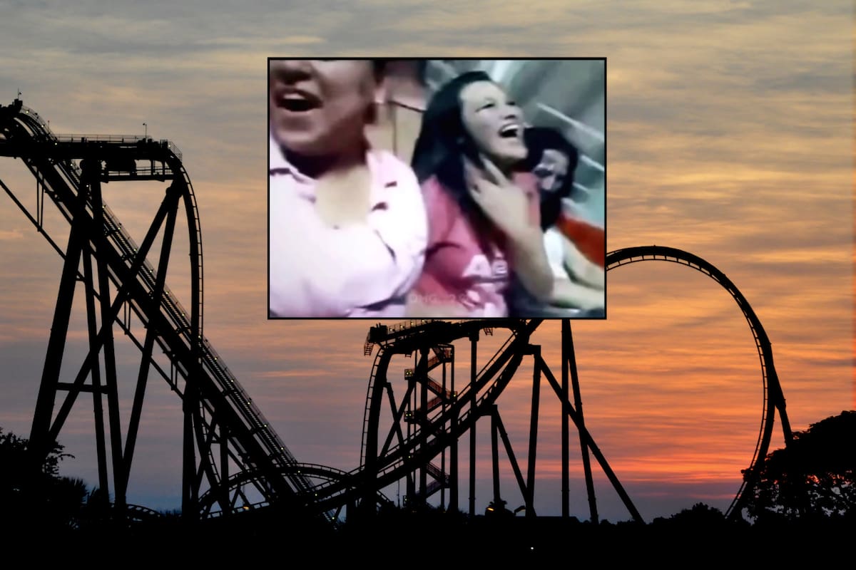 VIDEO: Captan a mujer fantasma en un juego mecánico