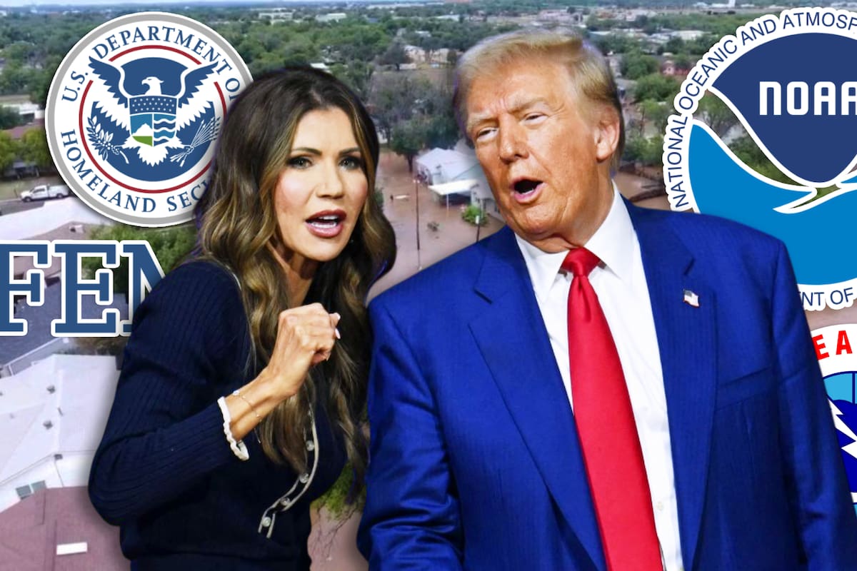 Meses antes de las inundaciones “sin avisar” en Texas, Trump recortó millones de dólares a la NWS, NOAA y FEMA, que se encargan de pronosticar el clima y prevenir desastres