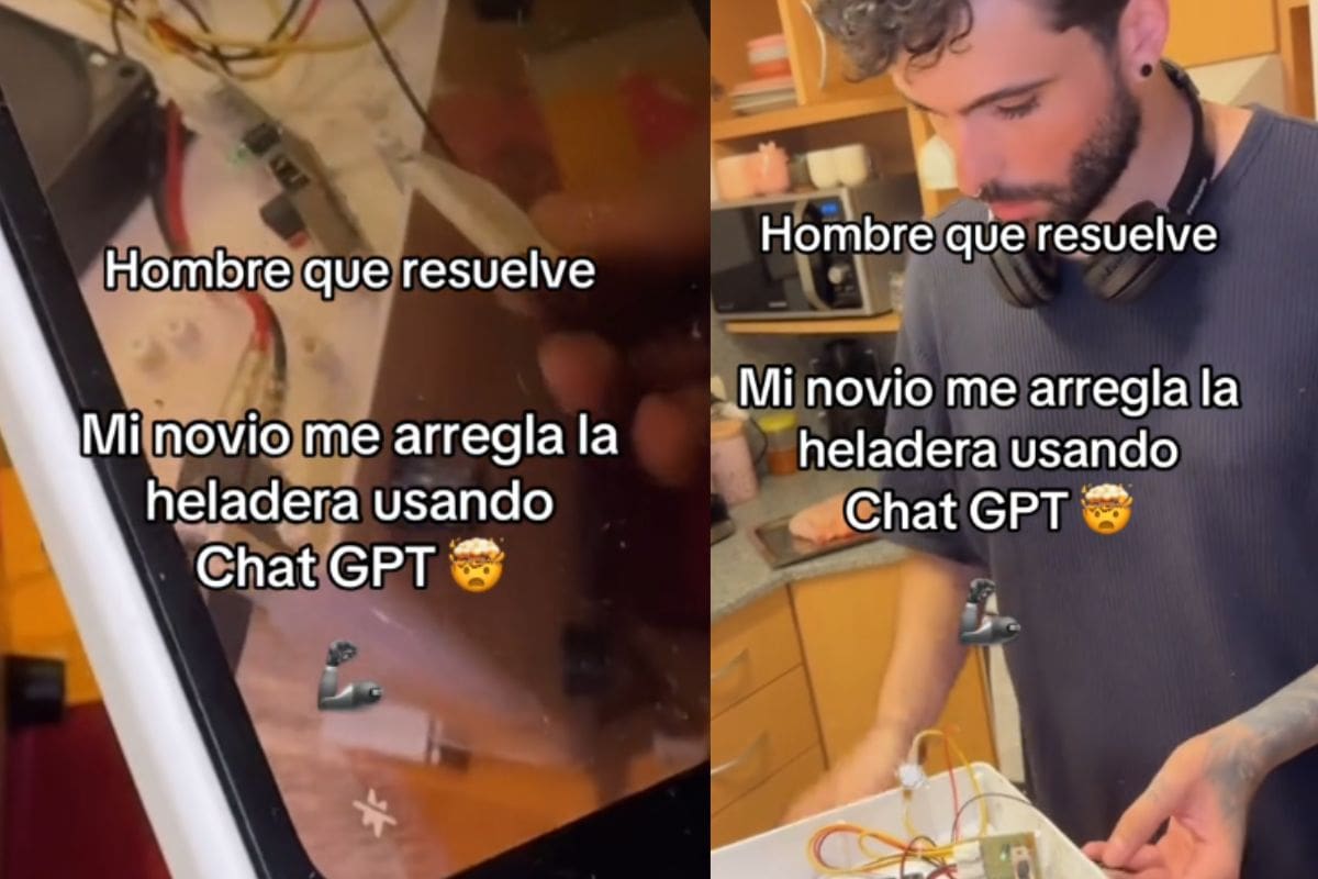Hombre repara su heladera con ChatGPT: El futuro de la tecnología al alcance de todos