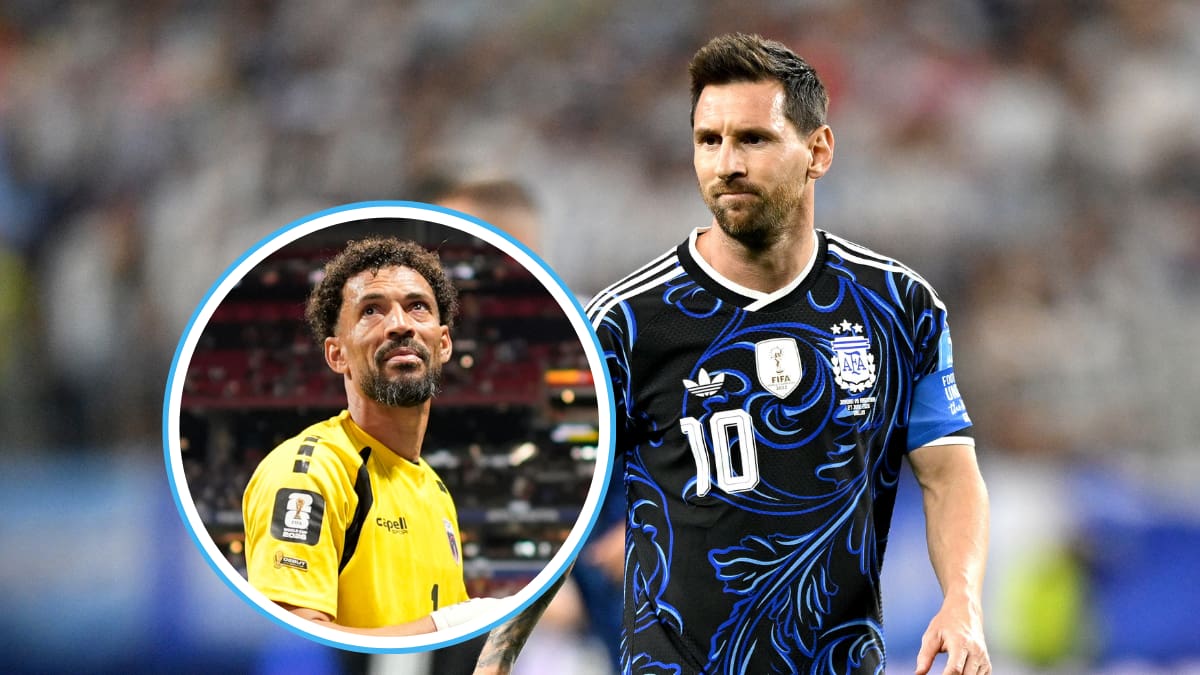 Tunden a Messi por “rechazar” abrazo de Vozinha, pero el portero contradice: “Me dijo que era genial”