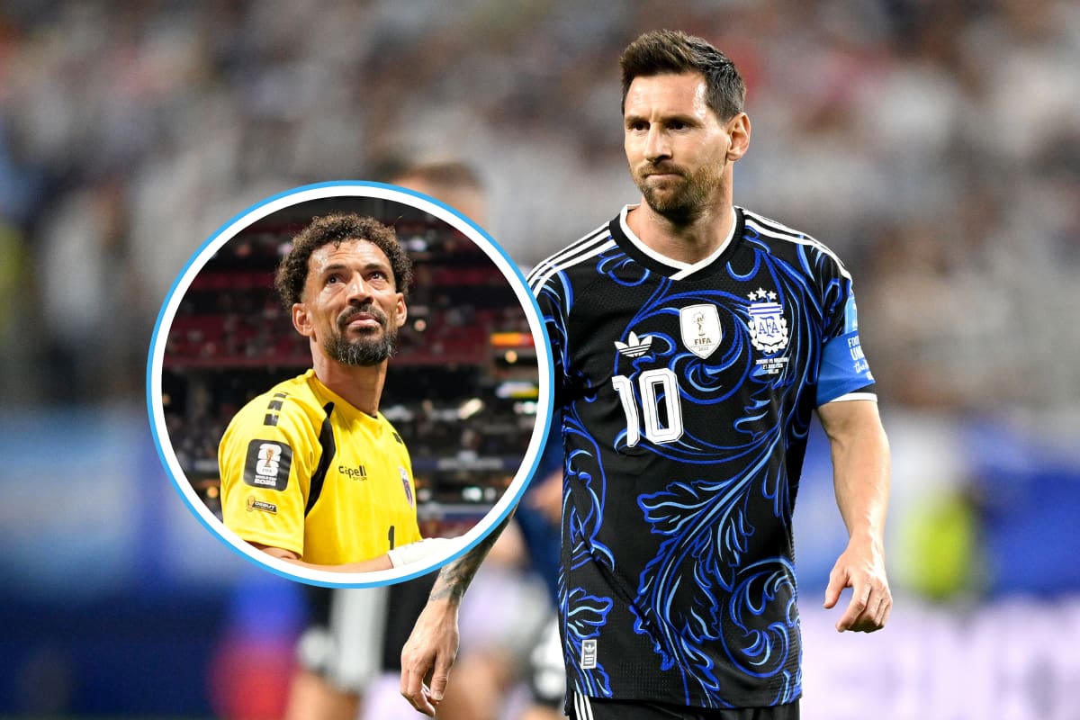 Tunden a Messi por “rechazar” abrazo de Vozinha, pero el portero contradice: “Me dijo que era genial”