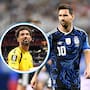 Tunden a Messi por “rechazar” abrazo de Vozinha, pero el portero contradice: “Me dijo que era genial”
