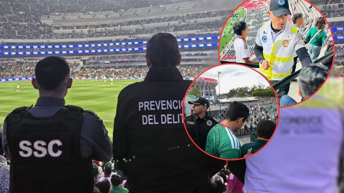 17 detenidos dejó el partido México vs Portugal en CDMX por reventa y presunta venta de droga, tras despliegue del Operativo “Estadio Seguro” de la SSC
