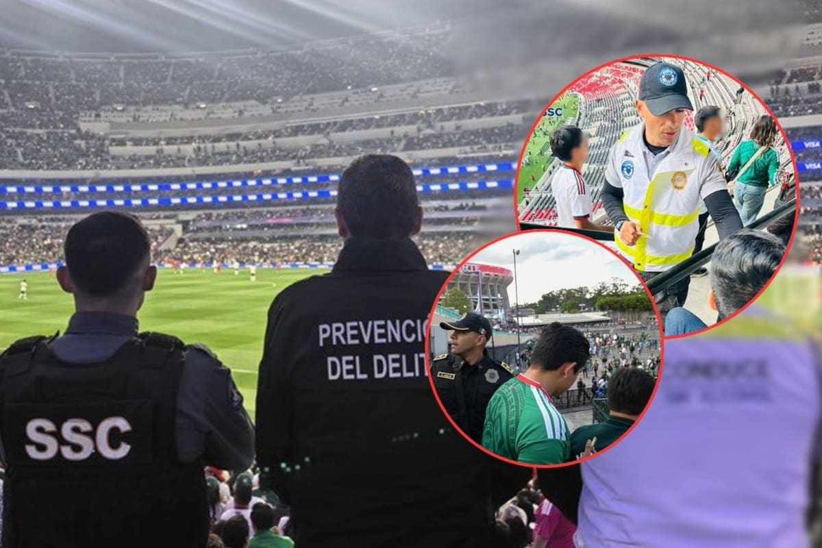 17 detenidos dejó el partido México vs Portugal en CDMX por reventa y presunta venta de droga, tras despliegue del Operativo “Estadio Seguro” de la SSC