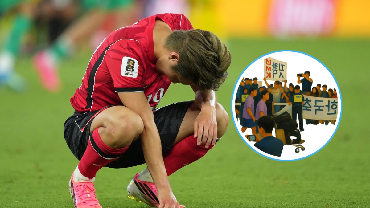 Selección de Corea del Sur es abucheada al llegar al aeropuerto de su país tras su eliminación del Mundial 2026; aficionados exigen cambios en la federación (VIDEO)