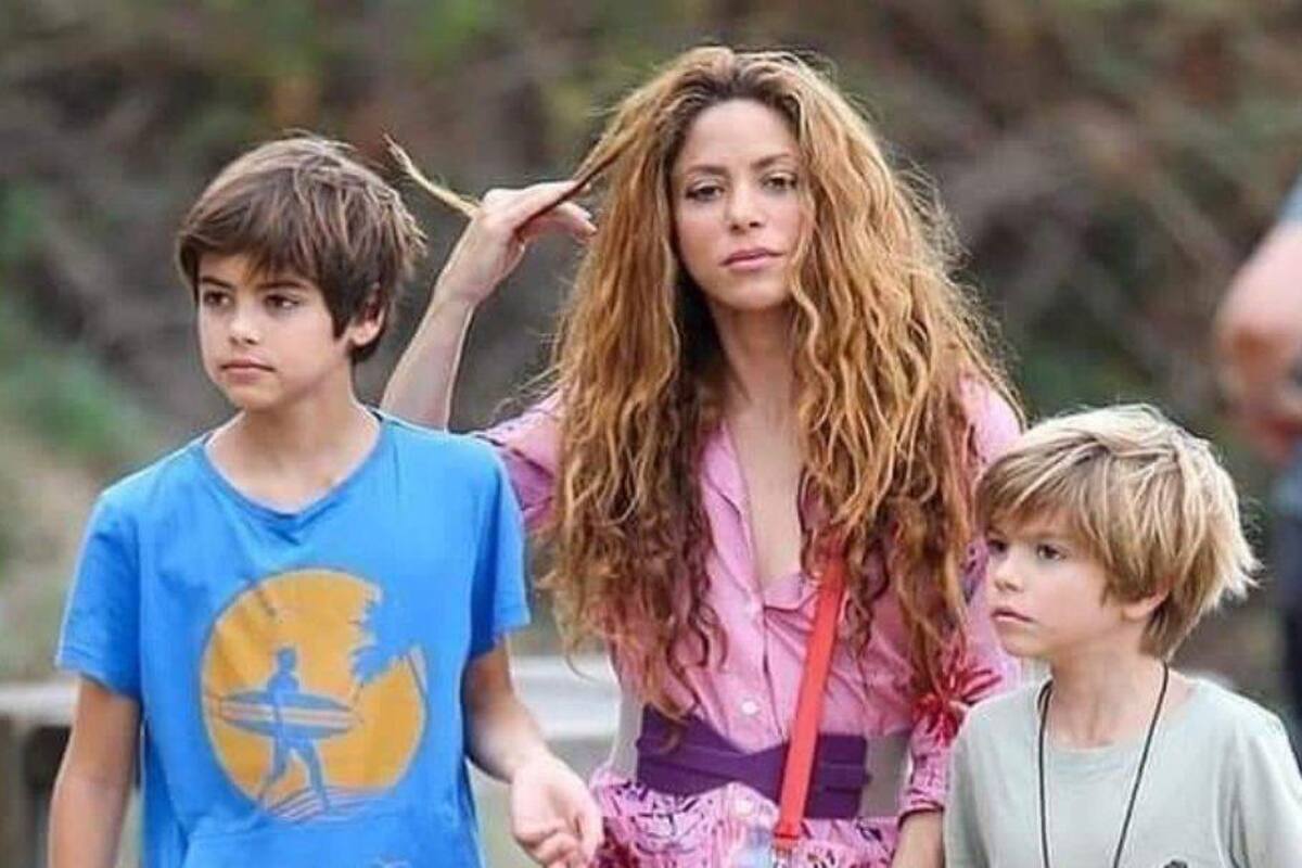 Shakira fue vista apoyando muy contenta a su hijo Mila en un partido de béisbol