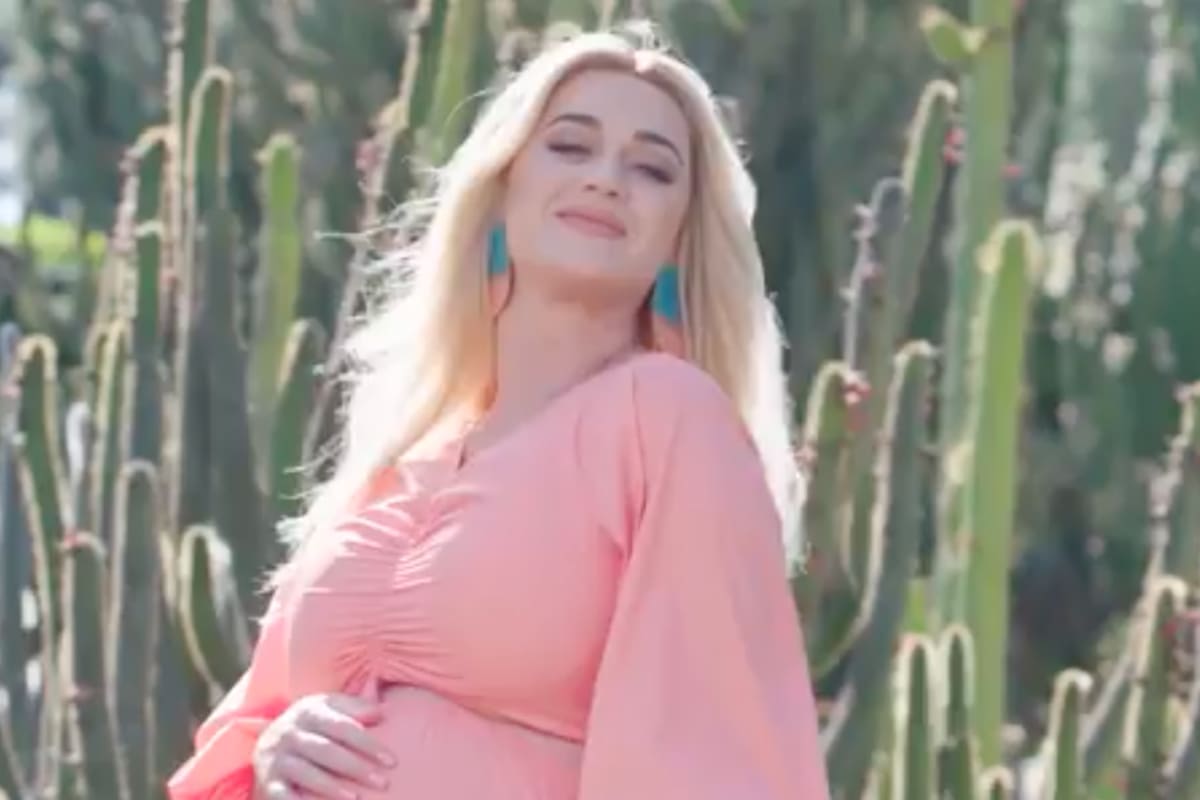 Presume Katy Perry la habitación de su bebé
