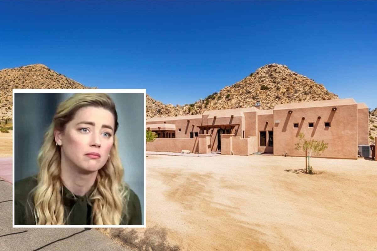 Amber Heard vende su casa en California para pagarle a Johnny Depp