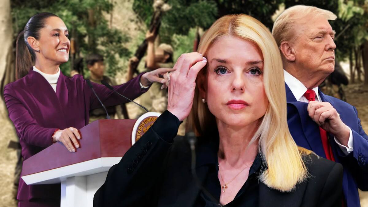 Pam Bondi acusa a México de ser “adversario” de Estados Unidos al nivel de Irán, China y Rusia. FOTO: Especial