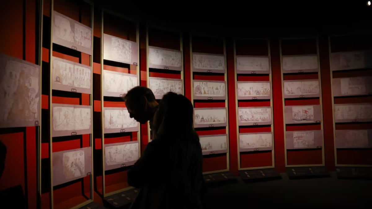 El documento elaborado en el Valle de México combina tradición pictográfica mesoamericana y escritura europea para conservar distintos episodios de la historia mexica. REUTERS