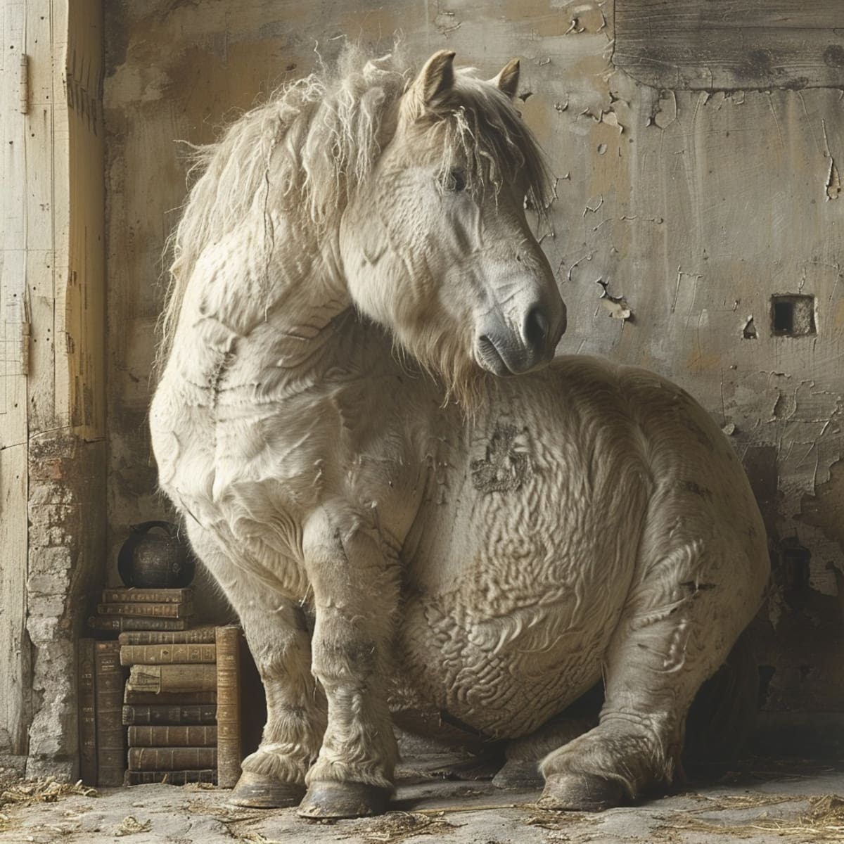 Caballo con sobrepeso según la Inteligencia Artificial