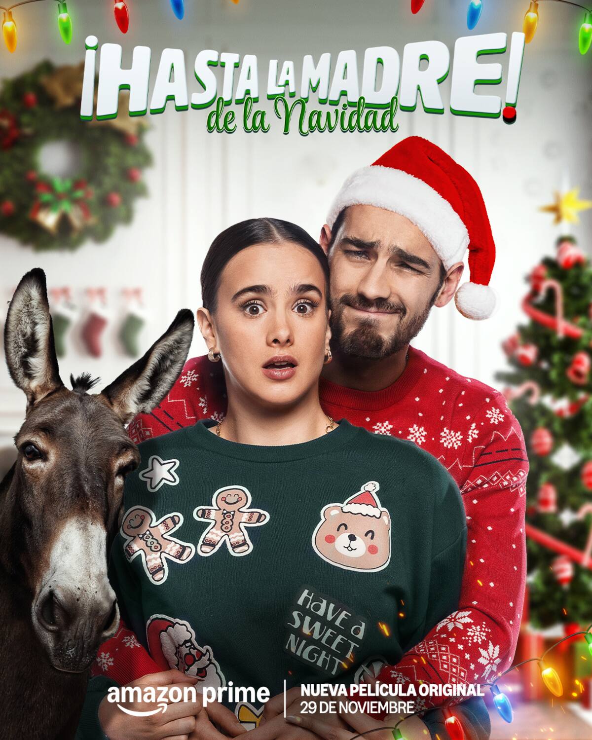“Hasta la madre de la Navidad” con Gala Montes y Michel Duval / instagram: @primevideomx