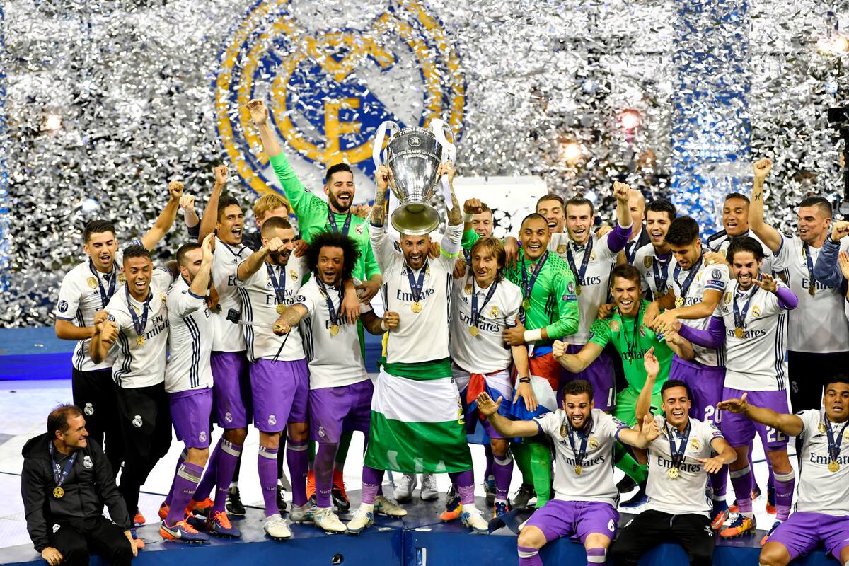 Real Madrid. (Pool via AP)