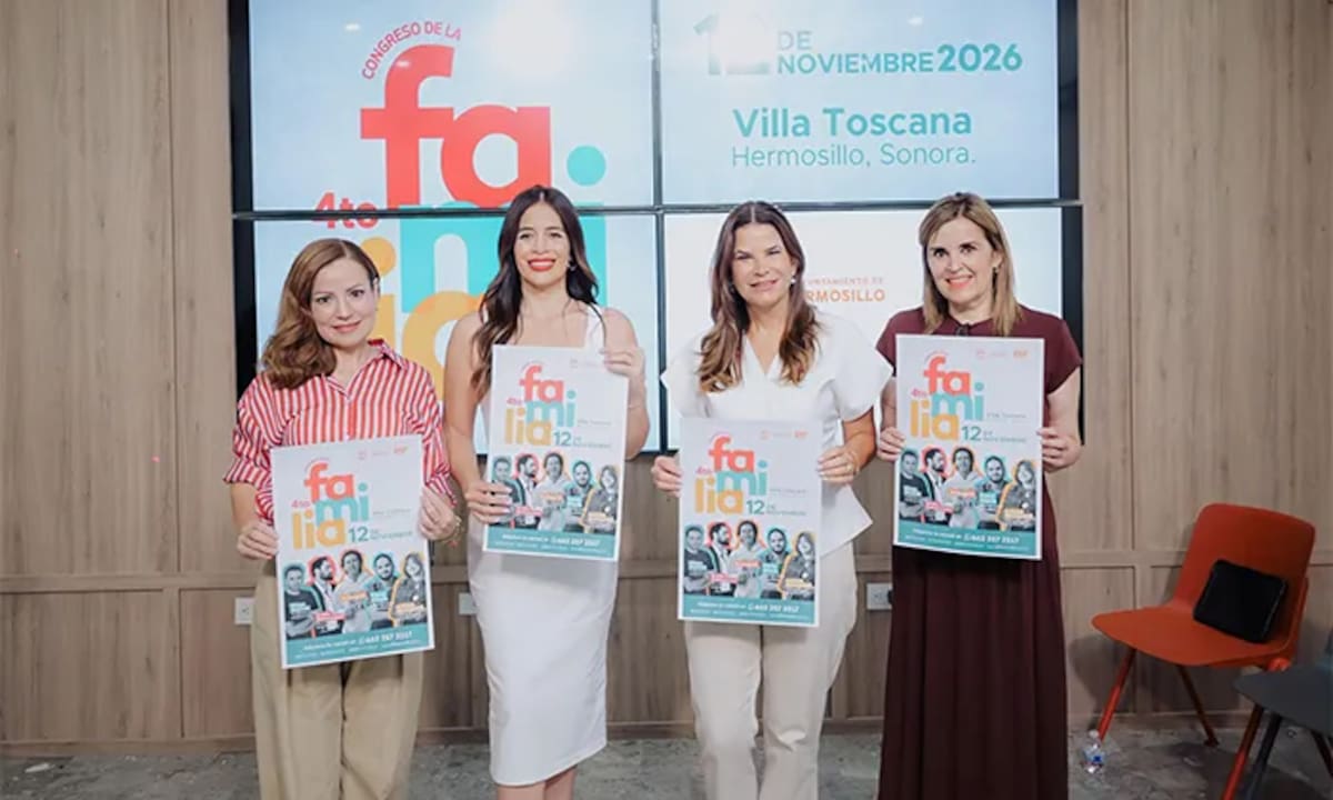 Patricia Ruibal, presidenta de DIF Hermosillo, anunció la cuarta edición del Congreso de la Familia, que se realizará el 12 de noviembre. FOTO: ESPECIAL