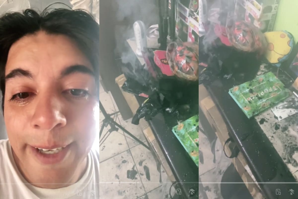 Joven en TikTok relata cómo un incienso encendido casi provoca un incendio en su habitación