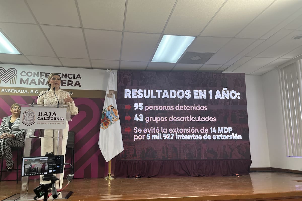 Estrategia contra la extorsión en Baja California deja 95 detenidos y evita pérdidas por más de 14 millones de pesos