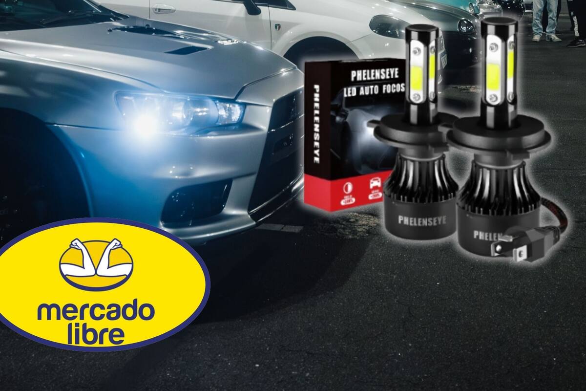 Mercado Libre remata focos LED PhelensEye con 59% de descuento: un kit de $134 pesos que ofrece 12,000 lúmenes y cuatro caras de iluminación de alta potencia