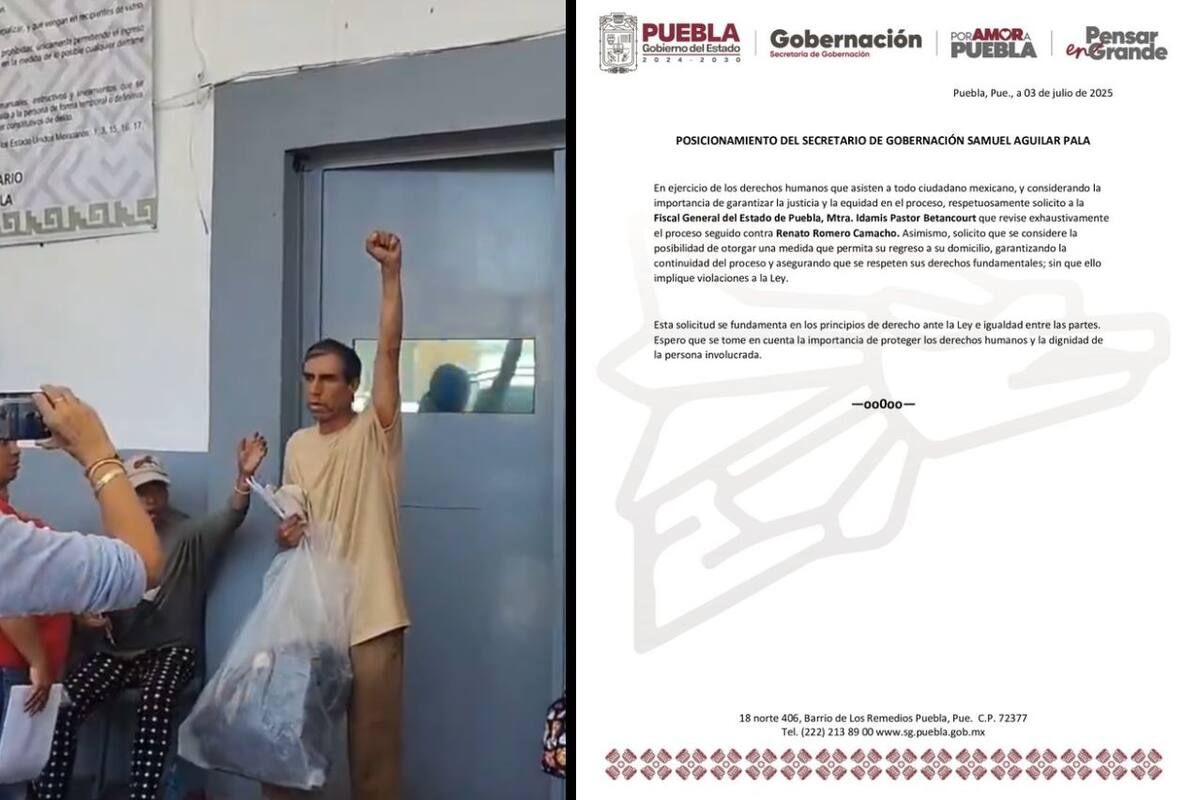 Activistas acusan intimidación del gobierno de Puebla tras detención de Renato Romero, defensor del agua en la región de Cholula